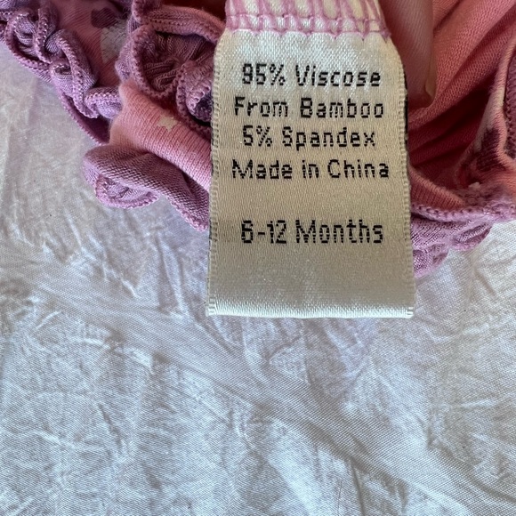 Kickee Pants Bamboo Ruffled Fairy Lounge Set 6-12M - Picture 7 of 9